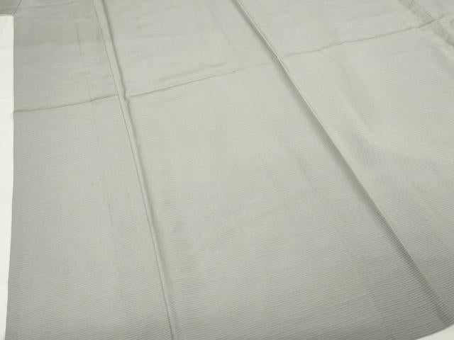 平和屋着物*夏物 色無地 絽 茶鼠色 正絹 逸品 AABH1923ck