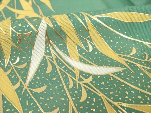 平和屋着物*夏物 訪問着 絽 枝葉文 金彩 洗える着物 AABH1934ck