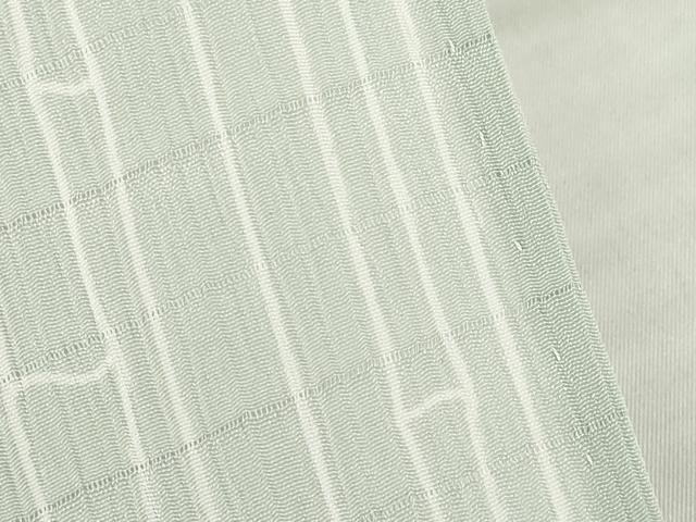 平和屋着物*夏物 小紋 絽 笹竹文 洗える着物 AABH1951ck