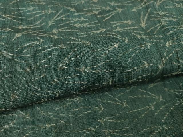 平和屋着物*夏物 小千谷ちぢみ 敷松葉 麻 逸品 AABH1971ck