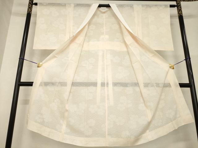 平和屋着物*夏物 長襦袢 流水花紋紗 肉色 正絹 逸品 AABH1994ck