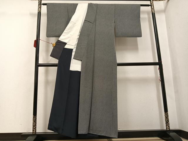 平和屋着物●江戸小紋 鮫小紋柄 正絹 逸品 AABH2001ph