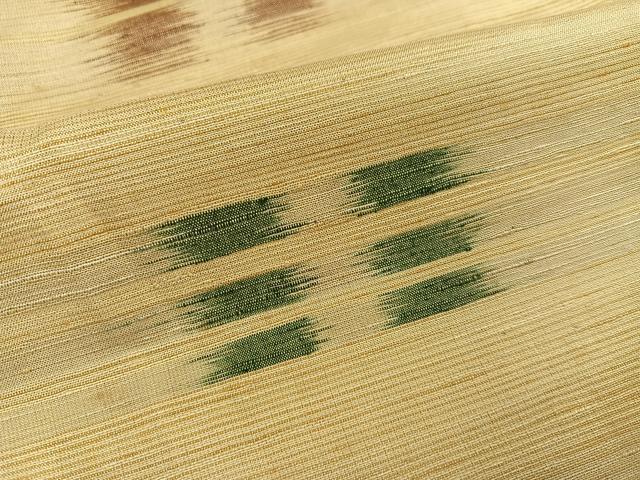 平和屋着物●上質な紬 変わり市松 正絹 逸品 AABH2017ph