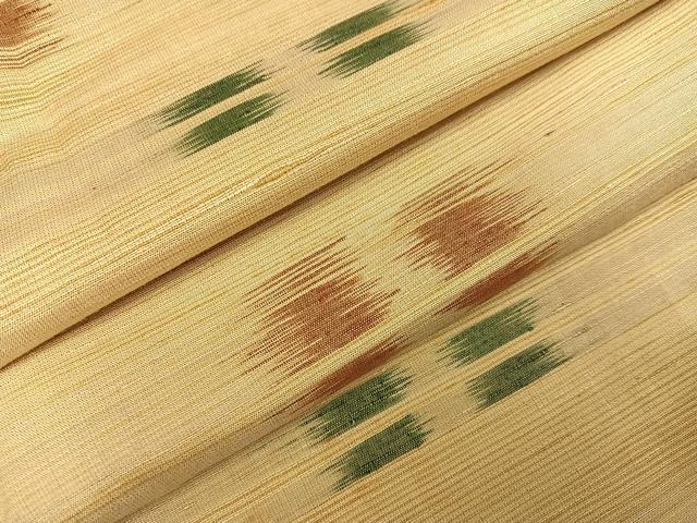 平和屋着物●上質な紬 変わり市松 正絹 逸品 AABH2017ph