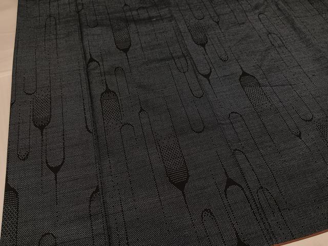 平和屋着物●結城紬 間道 正絹 逸品 AABH2032ph