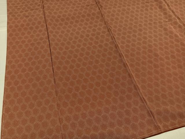 平和屋着物●江戸小紋 亀甲文 正絹 逸品 未使用 AABH2040ph
