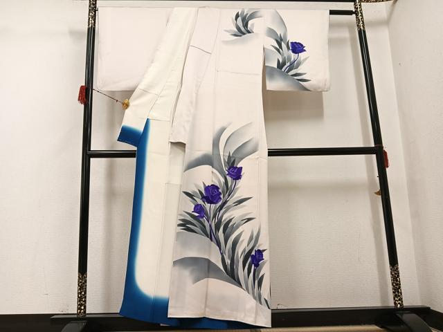 平和屋着物●訪問着 薔薇 バラ 正絹 逸品 AABH2066ph