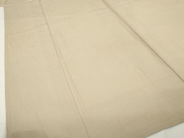 平和屋着物*夏物 色無地 絽 白茶色 正絹 逸品 AABH2094ck