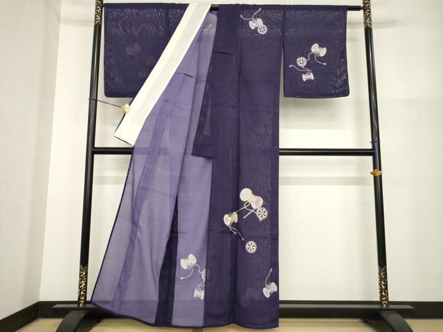 平和屋着物*夏物 訪問着 絽 花鼓文 金彩 洗える着物 未使用 AABH2100ck