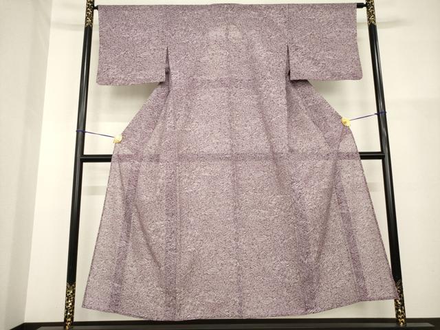 平和屋着物*夏物 小紋 絽 流水文 洗える着物 AABH2109ck