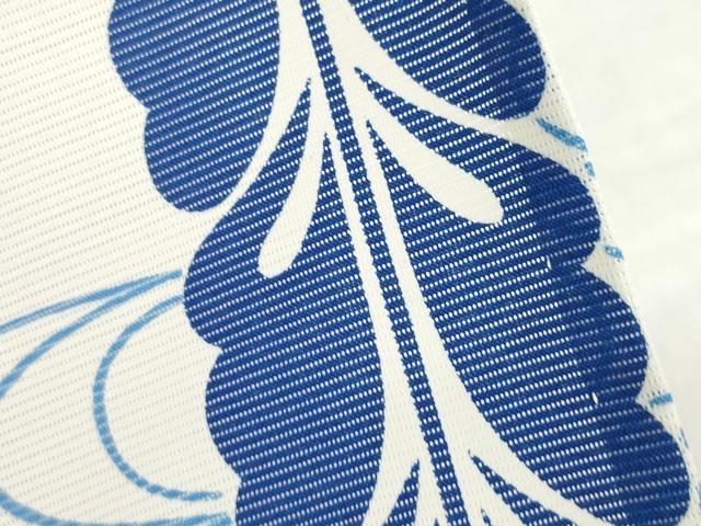 平和屋着物*夏物 小紋 絽 流水花間道 洗える着物 AABH2110ck