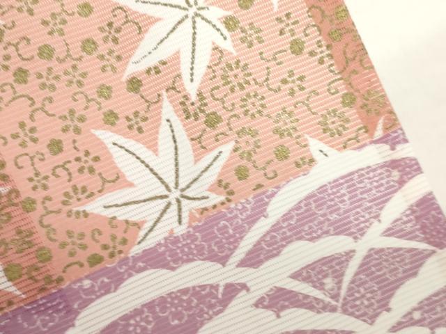 平和屋着物*夏物 訪問着 絽 横段文 金彩 AABH2117ck