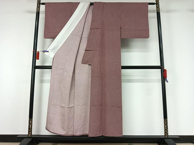 平和屋着物▽江戸小紋 単衣 鮫小紋柄 正絹 逸品 AABH2177jh