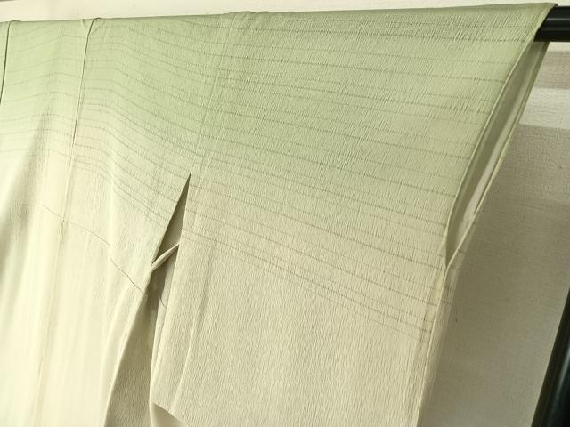 平和屋着物▽訪問着 無双 紗袷 紗×絽 吉祥花文 銀彩 正絹 逸品 AABH2185jh