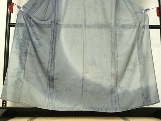 平和屋着物▽訪問着 無双 紗袷 紗×紗 手描き 枝花文 正絹 逸品 AABH2192jh