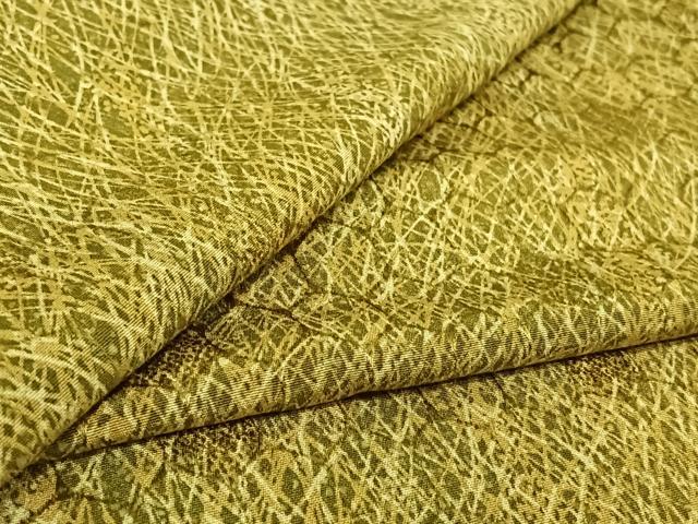 平和屋着物▽上質な小紋　単衣　亀甲文様　正絹　逸品　AABH2216jh 平和屋着物▽上質な小紋 単衣 亀甲文様 正絹 逸品 AABH2216jh
