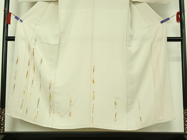 平和屋着物▽訪問着 単衣 短冊吉祥文 金彩 正絹 逸品 AABH2268jh