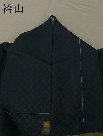 平和屋着物▽訪問着 単衣 お召地 幾何学文様 正絹 逸品 AABH2283jh