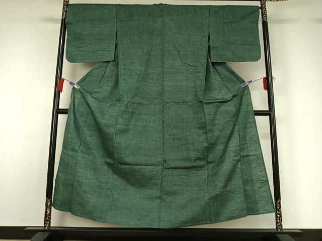 平和屋着物▽上質な紬 単衣 霞文 正絹 逸品 AABH2312jh