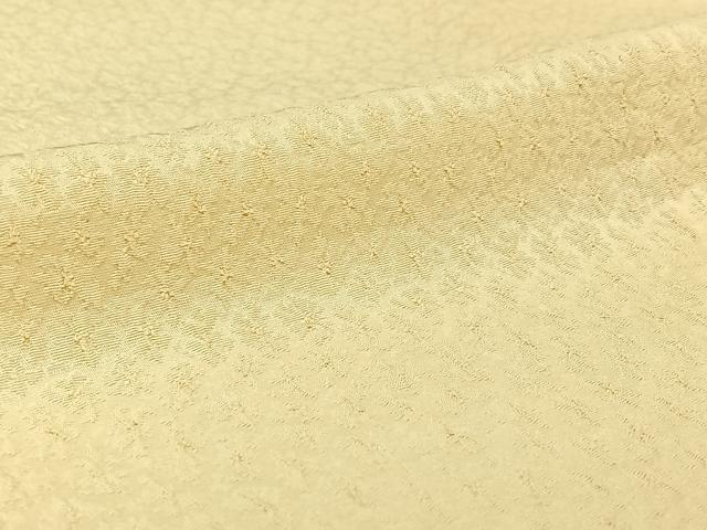平和屋着物▽上質な色無地 単衣 鳥の子色 正絹 逸品 AABH2320jh