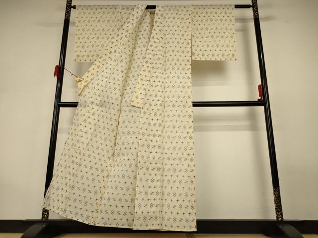 平和屋着物*夏物 本場琉球絣 夏琉球 正絹 逸品 AABH2448jd
