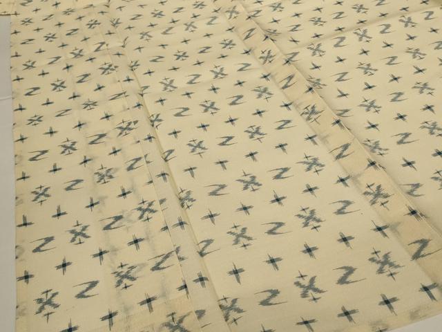 平和屋着物*夏物 本場琉球絣 夏琉球 正絹 逸品 AABH2448jd