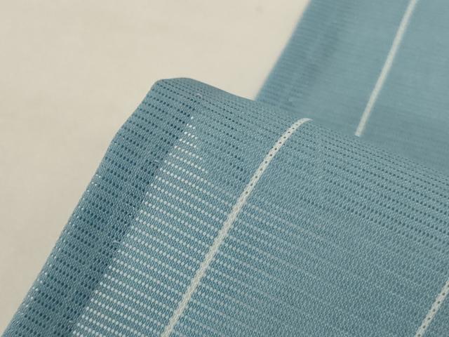 平和屋着物*夏物 小紋 絽 飾花文 洗える着物 AABH2456jd