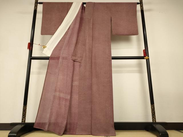 平和屋着物*夏物 江戸小紋 絽 鮫小紋柄 正絹 逸品 AABH2485jd