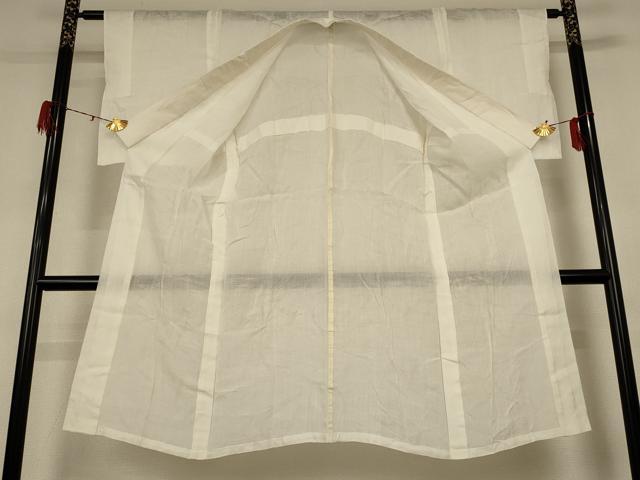 平和屋着物*夏物 長襦袢 流水紋紗 生成り色 AABH2489jd