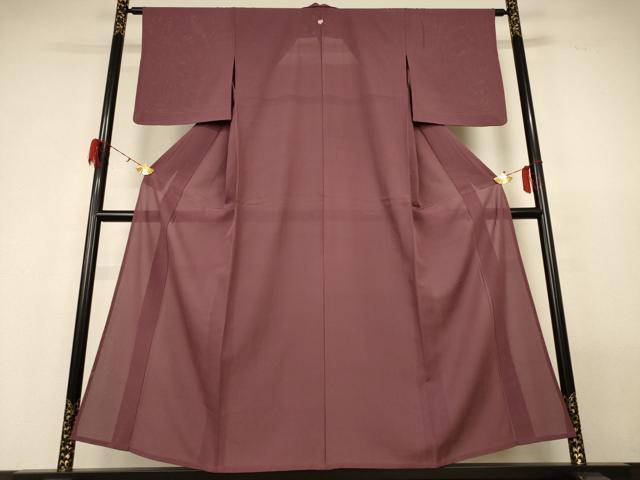 平和屋着物*夏物 色無地 絽 紅檜皮色 正絹 逸品 AABH2504jd