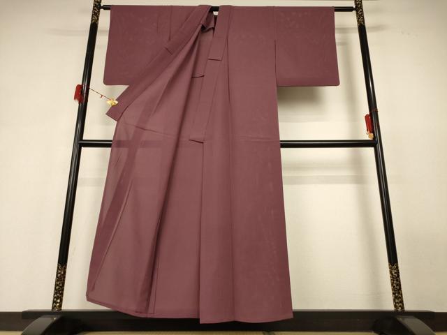 平和屋着物*夏物 色無地 絽 紅檜皮色 正絹 逸品 AABH2504jd