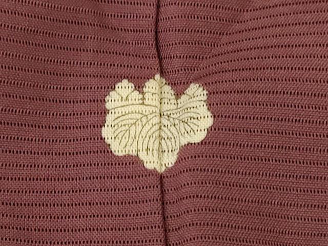 平和屋着物*夏物 色無地 絽 紅檜皮色 正絹 逸品 AABH2504jd