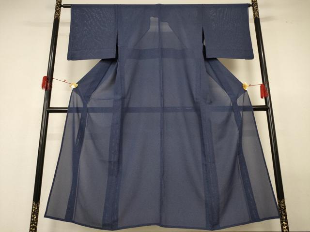 平和屋着物*夏物 小紋 絽 型染め 花尽くし 正絹 逸品 AABH2521jd