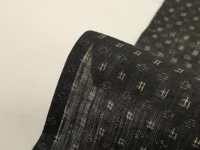 平和屋着物*夏物 男性 上布 絣柄 麻 逸品 AABH2534jd