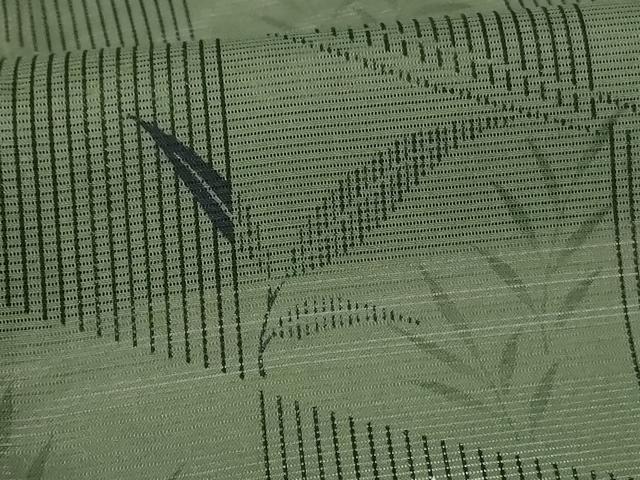 平和屋着物*夏物 小紋 絽 草葉文 洗える着物 AABH2543jd
