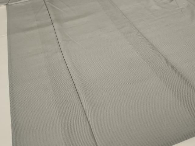 平和屋着物*夏物 色無地 絽 灰青色 正絹 逸品 AABH2547jd