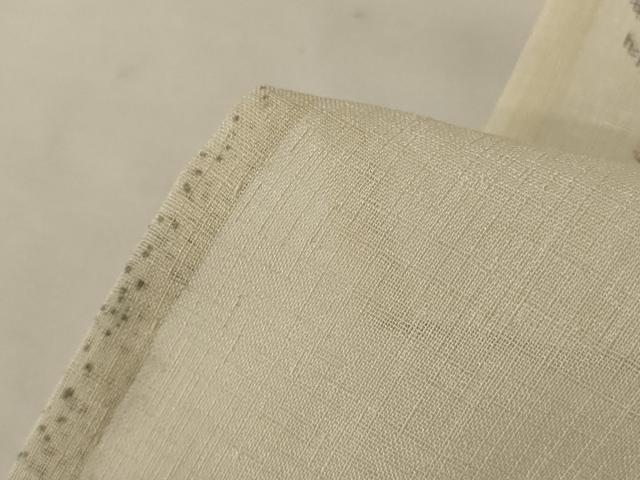 平和屋着物*夏物 小紋 紗 枝葉文 洗える着物 AABH2554jd