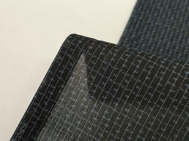平和屋着物*夏物 本場大島紬 夏大島 亀甲柄 証紙付き 正絹 逸品 AABH2555jd