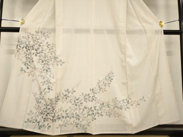 平和屋着物*夏物 訪問着 枝花文 正絹 逸品 AABH2561ck