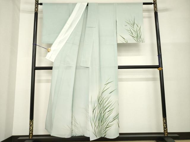 平和屋着物*夏物 訪問着 絽 ホタル 銀彩 正絹 逸品 AABH2562ck
