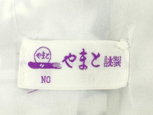 平和屋着物*夏物 小紋 絽 流水楓文 やまと誂製 洗える着物 AABH2585ck