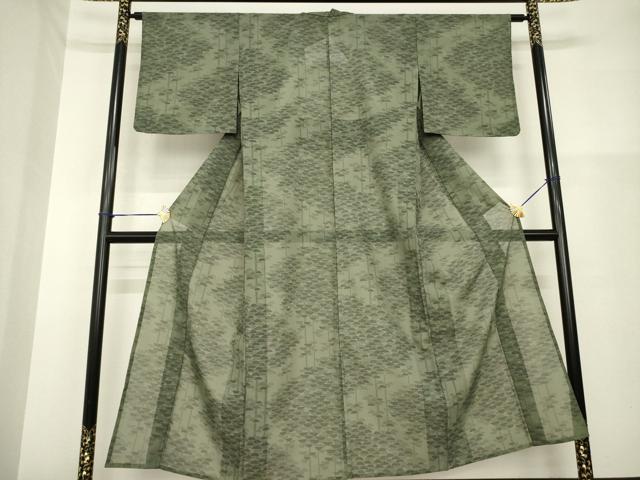 平和屋着物*夏物 小紋 松尽くし 洗える着物 AABH2594ck