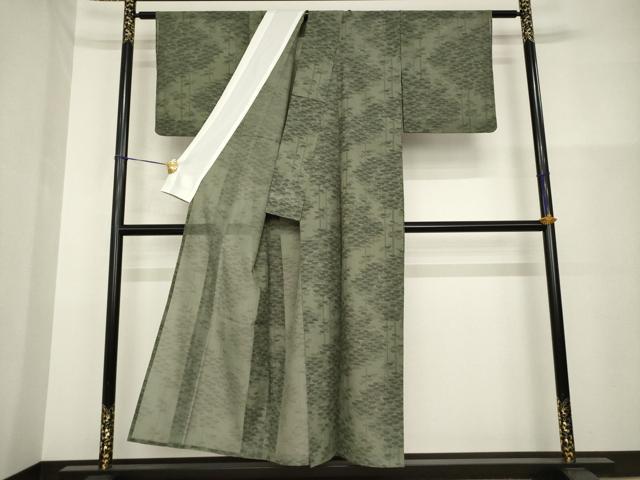 平和屋着物*夏物 小紋 松尽くし 洗える着物 AABH2594ck