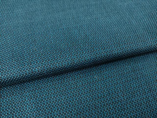 平和屋着物●男性 紬 アンサンブル 亀甲文 正絹 逸品 AABH2600ck