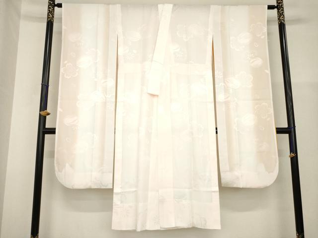 平和屋着物●豪華振袖・長襦袢(無双仕立て)セット 刺繍 御所車花文 金彩 正絹 逸品 AABH2625ck