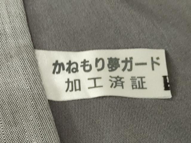 平和屋着物●男性 紬 アンサンブル 霞文 正絹 逸品 未使用 AABH2628ck