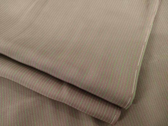 平和屋着物●長襦袢 無双仕立て 縞 正絹 逸品 未使用 AABH2639ck
