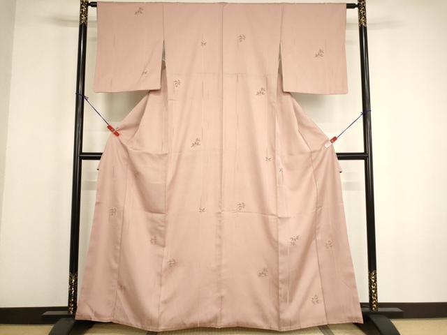 平和屋着物■上質な小紋 草木文 正絹 逸品 AABH2673ja