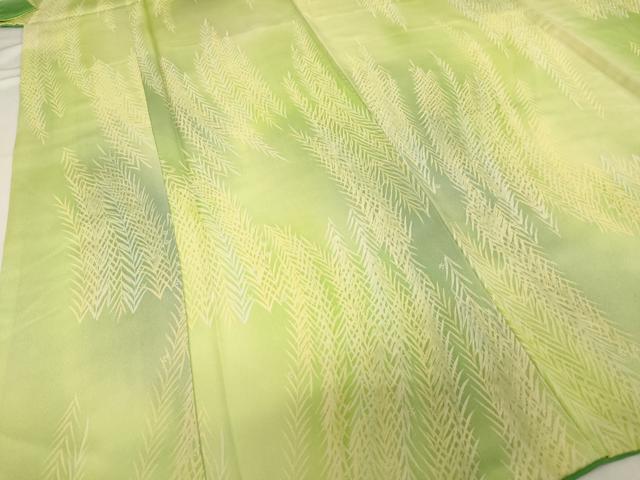 平和屋着物■上質な小紋 草木文 暈し染め 正絹 逸品 AABH2679ja