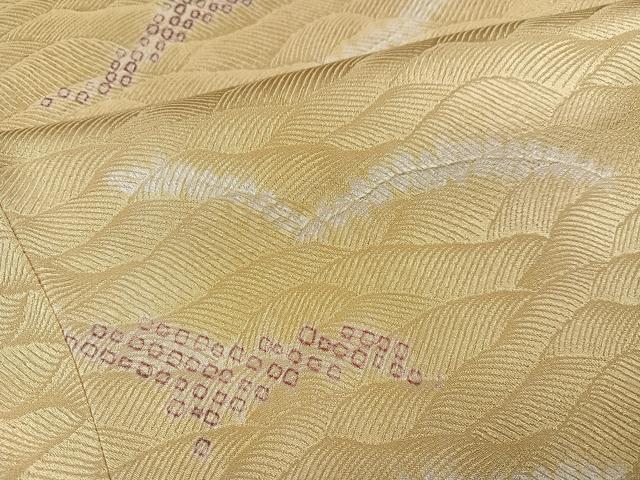 平和屋着物●上質な小紋 絞り 飛鳥文 正絹 逸品 AABH3023ph